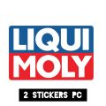 1X LIQUI MOLY Logo Decal Sticker Truck Vehicle Window Car Boutique Decals for Your Home, Car, Coolers, and Laptops. 