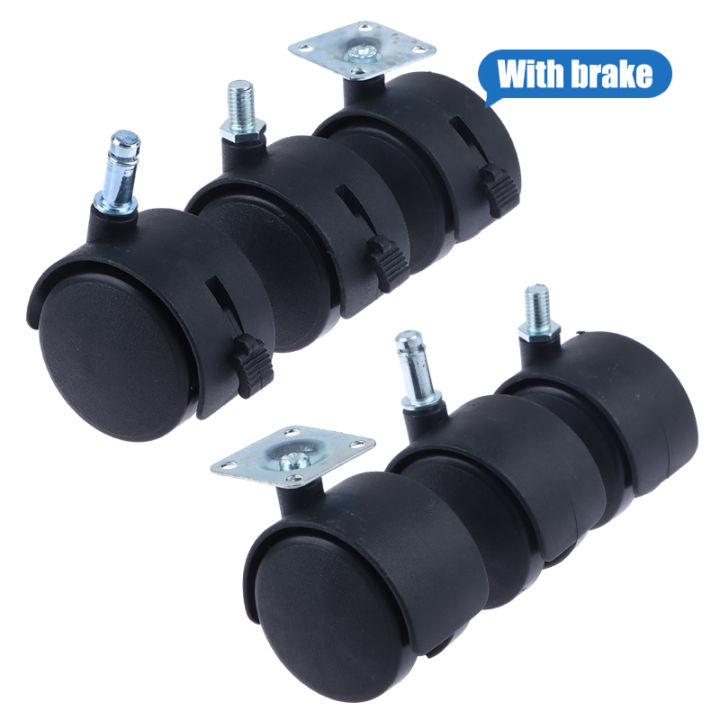 1Pair%201.5inch%20Universal%20Wheel%20Swivel%20Caster%20Roller%20Wheel%20Furniture%20Office%20Chair%20Caster%20With%20Brake%20-%20Image%202