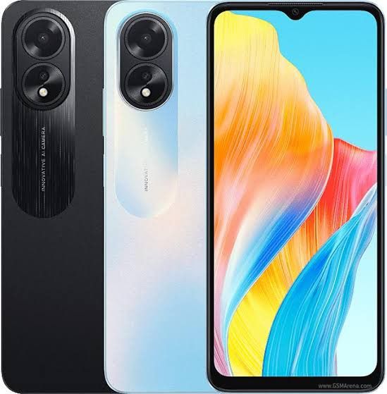 Oppo A18 4GB RAM 128GB Memory 6.5 inches Display 90Hz Refresh Rate 5000 mAh Battery MediaTek Helio G85 PTA Approved Box Packed