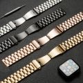 Stainless Steel band For Samsung Galaxy watch 6/5 pro/4/Classic 20mm 22mm metal link bracelet amazfit GTS-GTR-4-3-2e-mini strap. 