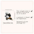 50 Piece Kung Fu Panda Stickers Waterproof DIY For Phones Laptop Car Sticker Creative Home Decal. 