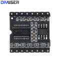 DIYUSER DFPlayer Mini MP3 Player Module V3.0 16P TF Card U Disk DF Player Audio Voice Module Board. 