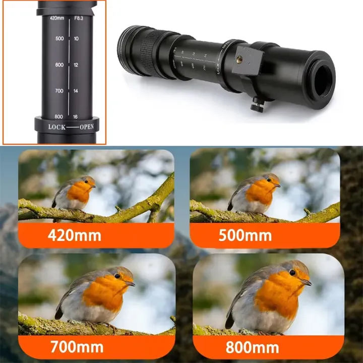 Lightdow%20420-800mm%20f/8.3-16%20Manual%20Telephoto%20Zoom%20Lens%20for%20%20RF%20%20EF%20%20%20F%20%20Z%20%20A%20%20E%20Mount%20Camera%20-%20Image%205