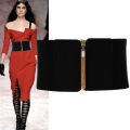 Wide Plus Size Female Corset Belt Ladies Designer Belts For Women High Quality Big Stretch Cummerbunds Elastic Waistband Gold. 