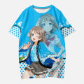 New hot selling summer 3D anime printed outdoor running fitness men's and women's casual comfortable short sleeved T-shirt. 