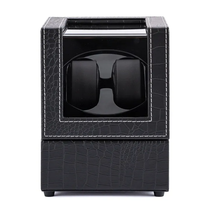 Luxry%202%20Slots%20Watch%20Winder%20Battery%20Wooden/PU%20Shaker%20USB%20Charging%20Watch%20Box%20Automatic%20Winder%20Glass%20Storage%20Case%20Display%20Box%20-%20Image%207