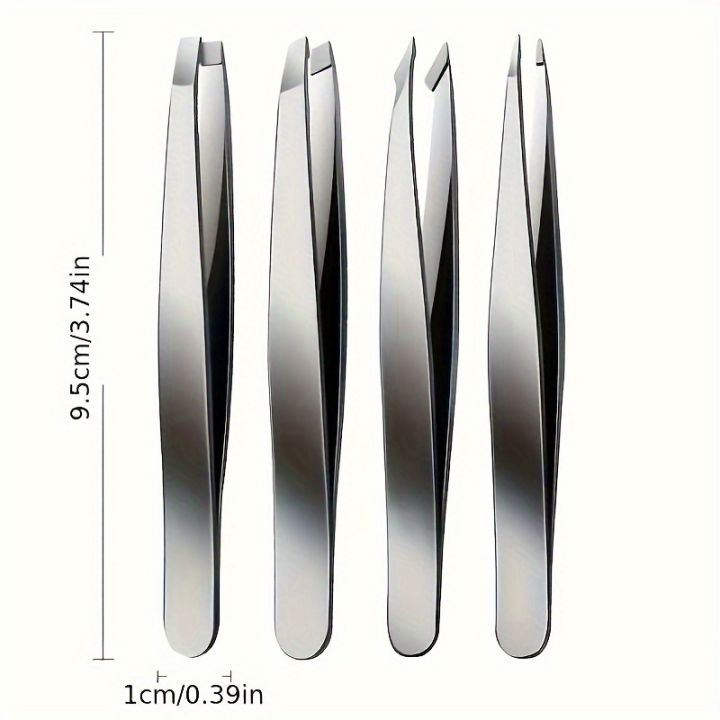 1/4%20pcs%20Eyebrow%20Tweezers%20Set%20Stainless%20Steel%20Eyebrow%20Forceps%20Professional%20Beauty%20Tool%20Set%20For%20Facial%20Hair%20Inward%20Growing%20women%20-%20Image%206