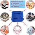 Classic Elastic Shoelaces Flat Sneakers Shoe Laces 7mm Width Shoelace for Kids Adults Shoe Lace Accessories Shoestring Fashion.