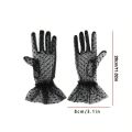 New Polka Dot Lace Gloves, Sunscreen Breathable Mesh Gloves, Wedding Bridal Dress Accessories Gloves.