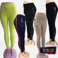 ROMA High Rise Yoga Pants Leggings for Women - Stretch Cotton, Free Size. 