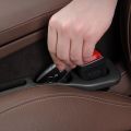 2pc Car Seat Gap Filler Organizer Pu Waterproof Car Seat Gap Plug Strip with 2 Grooves Seat Gap Storage Auto Interior Accessorie.