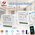 1/2/3 Gang Tuya ZigBee 3.0 Breaker Smart Switch 110V 220V Smart Home Relay Module Smart Life Voice Control For Alexa  Home. 