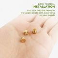 20PCS M5×0.5mm/0.68mm Brass Jet Nozzle for  LPG Natural Gas Pipe, Water Heater, DIY Burner Parts. 