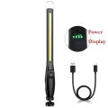 Portable COB Work Lights With Magnetic Rechargeable LED Flashlight Portable Stepless Dimming Emergency Car Repair Lamps. 