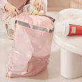 50/100pcs Extra Thick Pink Drawstring Trash Bags - Portable Durable Trash Bags for Kitchen, Bathroom, Bedroom and Living Room.