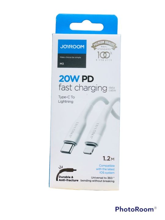 Joyroom%2020W%20PD%20Fast%20Charging%20Type%20C%20To%20Lightning%201.2%20(mm)%20Cable%20Black%20&%20White%20-%20Image%202