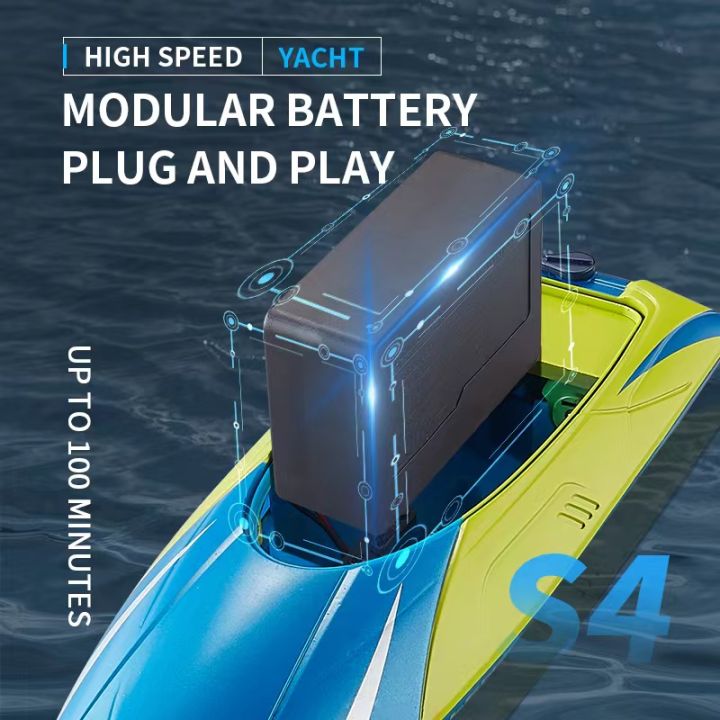 15KM/h%20Remote%20Control%20Boat%20Double%20Rudder%20Motor%20Waterproof%20ABS%20High%20Speed%20Speedboat%20S4%20Boy%20Toy%20Speedboat%20Gift%20Summertime%20Kids%20-%20Image%206