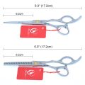 6.0" Hair Scissors Set for Salon Hairdressing Thinning Shears JP440C Barber Cutting Scissor Hairdersser's Hair Clippers A0145A. 