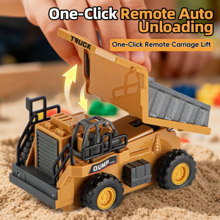 JCMO%201:64%20Scale%20Remote%20Control%20Mini%20Excavator%20Dump%20Truck%20%20Full-Scale%20Model%20Engineering%20Vehicle%20Toy%20For%20Kids%20And%20Collectors%20New%20-%20Image%203
