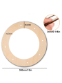 2/4/8Pcs Wooden Wreath Frames for Crafts Unfinished Wooden Craft Floral Hoop Rings DIY Christmas Garland Wood Hanging Decoration. 