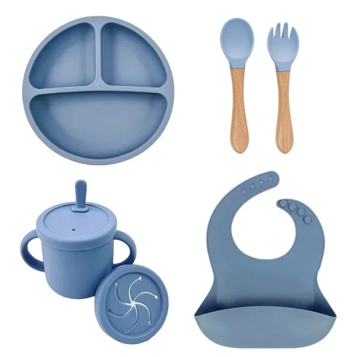 Food%20Grade%20Silicone%20Child%20Dish%20Set%20Baby%20Feeding%20Bowl%20Suction%20Plate%20Straw%20Cup%20Wooden%20Spoon%20Fork%20for%20Kids%20Tableware%20Toddler%20Dishes%20-%20Image%207