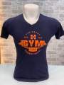 T-shirt v shape neck. 
