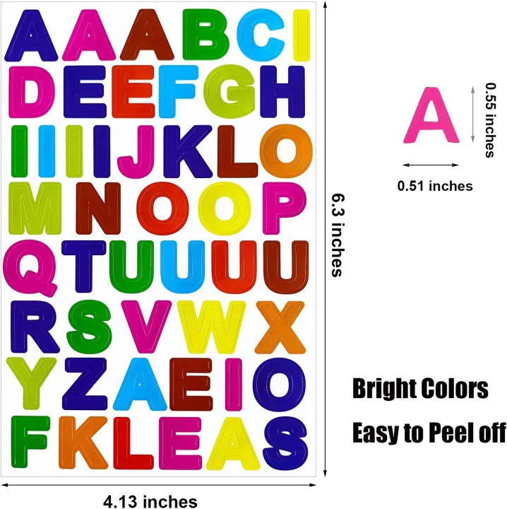 10/20/30/50PCS%20Numeric%20Letters%20Dots%20Heart%20Star%20Children%20Colored%20Sticker%20Paper%20Toys%20Album%20Diary%20Decoration%20Accessories%20Stickers%20-%20Image%204