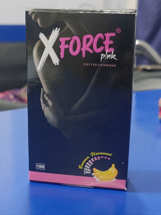XFORCE%20Pink%20Dotted%20&%20Banana%20Flavoured%20Condoms%20-%2010%20Pcs%20(Pack%20of%201)%20-%20Special%20Grade%20Natural%20Latex%20for%20Enhanced%20Pleasure%20&%20Protection%20%7C%20banana%20flavored%20-%20Image%205
