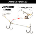 Spinpoler Soft Fishing Lure With Stinger Rig Hook Shad Bait14cm/18cm Square Paddle Tail Realistic Plastic Fish For Pike.