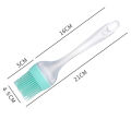 Non-stick Heat-resistant Silicone Scraper Brush & Spatula 2 in 1 Kitchen Tools Silicone Spatula Set Tool for Baking & Pastry-Multicolour.