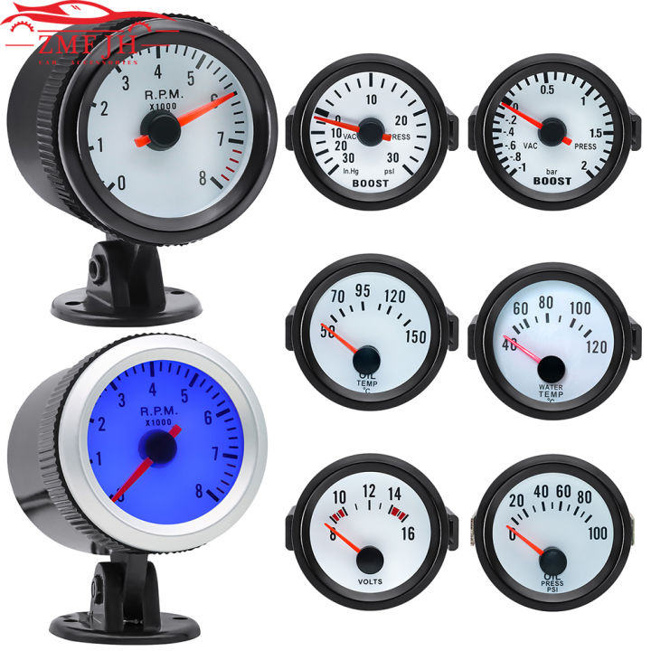 HD Digital Turbo Boost Gauge Kit: 7-in-1 Car Meter Set With - Foto 3