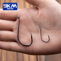 9KM Octopus Fishing Hook Sea Carp Fishing Lures Barbed Hooks Black 50Pcs Fishing Jig Worm Hooks Tackle Saltwater Freshwater.