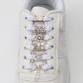 1 Pair Diamond  AF1 Luxury Rhinestone Shoes Accessories Metal Buckle Charms Metal Laces Lock Sneaker Shoe Decorations Shoelaces. 