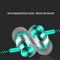 Wired In-ear Earphone In Ear Noise Cancellation Ergonomic Design Stereo Sports Music Headphones For Mobile Phone Everyday Use. 