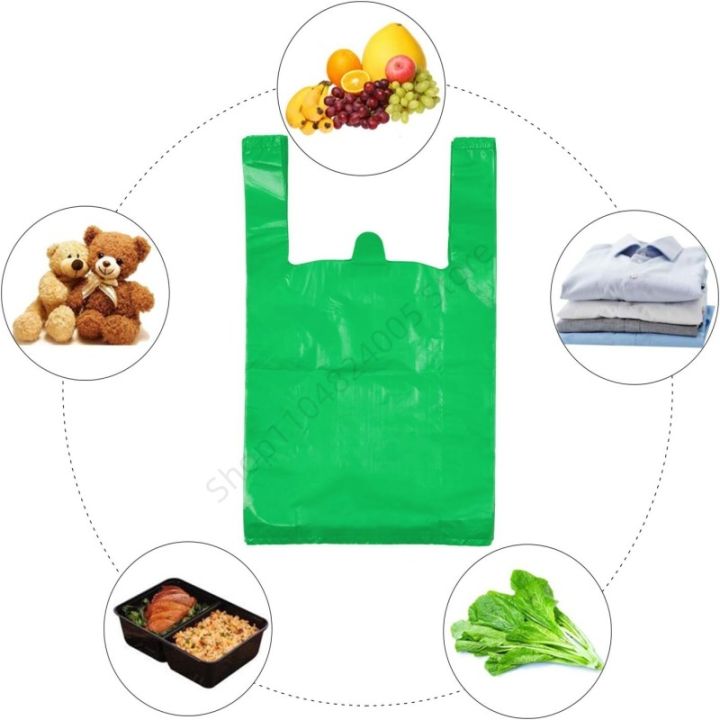 100Pcs%20Green%20Plastic%20Bag%20Disposable%20Vest%20Bag%20with%20Handle%20Kitchen%20Living%20Room%20Clean%20Food%20Packaging%20Supermarket%20Shopping%20Bag%20-%20Image%206
