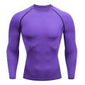 Men Sport T Shirt Fitness Running Shirt Quick Dry Long Sleeve Compression Tops Tee Workout Training Sport Gym Shirt Rashgard Men. 
