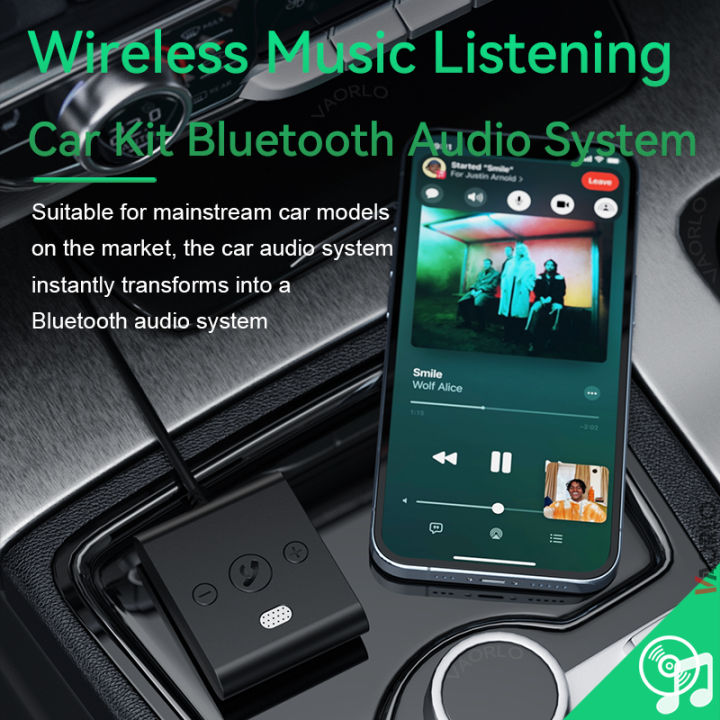 Bluetooth%205.4%20AUX%20Car%20Adapter%20Wtih%20Mic%203.5MM%20USB%20U-Disk%20Stereo%20Wireless%20Audio%20Receiver%20Car%20Kit%20Handsfree%20Calls%20Navigation%20Music%20-%20Image%204