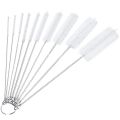 10Pcs/Set Multifunctional Portable Stainless Steel Household Bottle Brushes Cleaner Glass Washing Tube Cleaning Brush Set.
