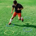 12pc 40cm Durable Agility Training Rings Portable Football Soccer Speed Circle Sports Speed Ring Jumping Hoop Training Equipment. 