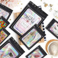 20/50pcs Mylar Bags Holographic Laser Color Plastic Packaging Pouch Jewelry Retail Storage Pouch Zip Lock Bag.