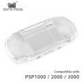 DATA FROG PSP Case Crystal Clear Hard Shell Protective Cover for PSP 1000 2000 3000 Console Travel Carrying Case. 