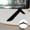 New Universal TV Base Stand Legs With Screws Black Television Tabletop Foot Tabletop Adjustable Hardware Bedroom. 