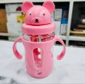 Baby Water Bottle - Food Grade Plastic, Mum Pot, Kids Water Bottle Double Handle. 