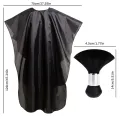 Barber wrap set Waterproof Hair Cutting Cape with Neck Duster Brush - Professional Barber Salon Hairdressing Apron Hair Stylists. 