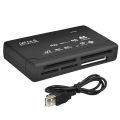 Usb 2.0 Mini Memory Card Reader, Multifunctional All In One Card Reader,, 480mbps, Tf, M2, Xd, Cf, Micro Sd. 