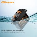 DSpower 21g 25g 2kg 6kg 9kg 15KG Metal Gear Waterproof Servos Micro Servo for 1/8 1/10 1/14 1/16 RC Car Model Helicopter Boat. 