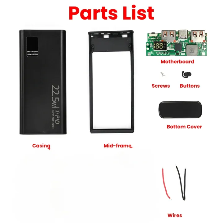 Ultra-big%20Capacity%20DIY%20Power%20Bank%20Shell%205V%209V%2012V%205A%20USB%20PD%2022.5W%20Type-C%20Super-Charge%20VOOC%20Battery%20Cells%20-%20Image%205