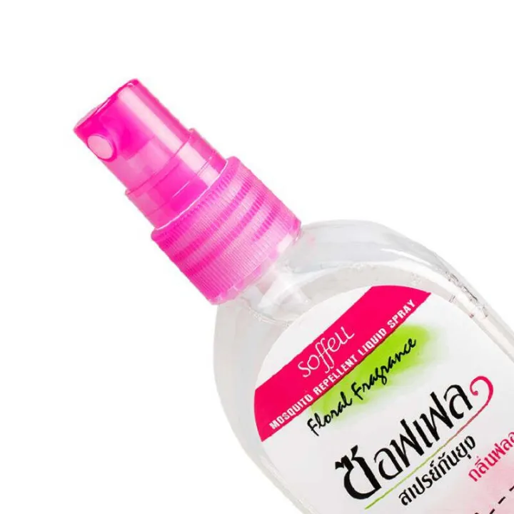 Soffell%20Mosquito%20Spray%20Flora%2080%20Ml.%20Softfeel%20Mosquito%20Repellent%20Spray,%20Flora%20Scent,%20Size%2080%20ml%20-%20Image%203