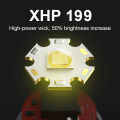 Super XHP199 Most Powerful LED Flashlight Rechargeable LED Torch Light XHP160 XHP90 High Power Flashlight 18650 Tactical Lantern. 