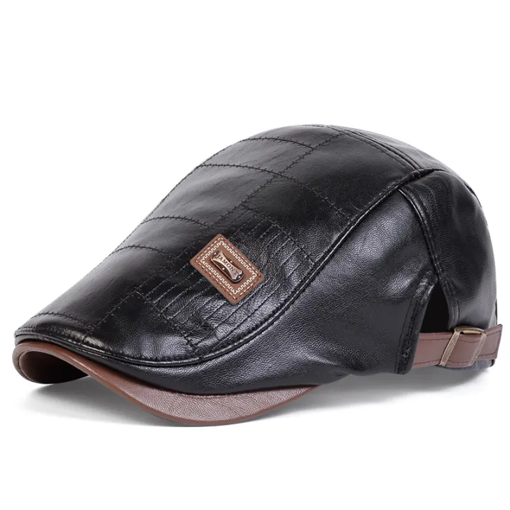Men%20Retro%20Pu%20Leather%20Newsboy%20Caps%20JAMONT%20labeling%20British%20Painters%20Hats%20Spring%20Autumn%20Side%20Adjustable%20Flat%20Cap%20Hip%20Hop%20Berets%20-%20Image%202